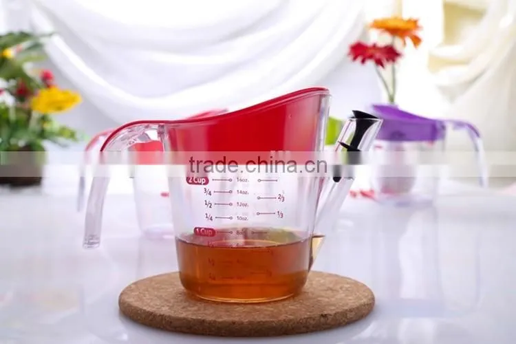 Useful Durable Gravy Fat separator ,strainer with measuring line,Strainer Separator Measurer