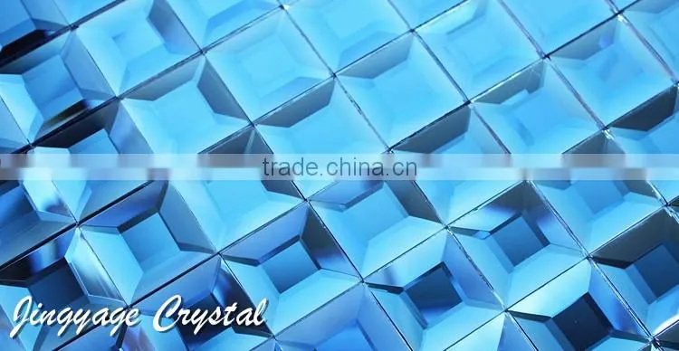Diamond 5 surface glass mosaic tile 30*30mm crystal mosaic