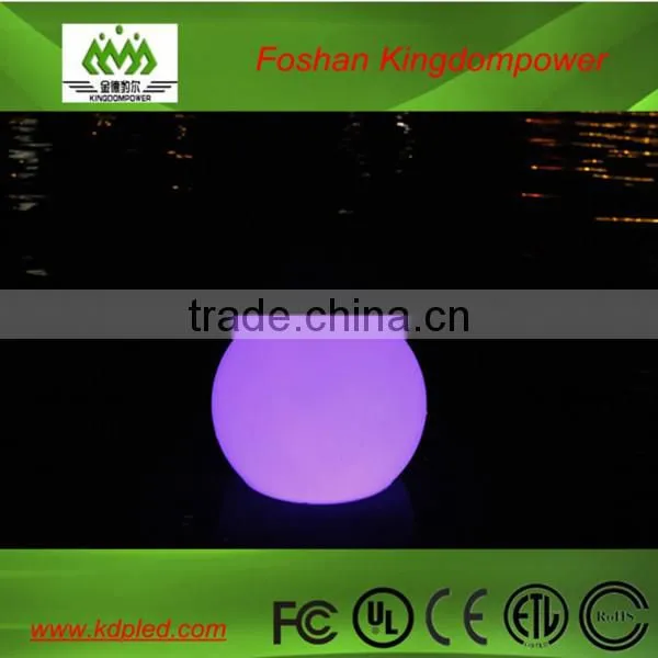 Diameter 50cm plastic led waterproof landscape ball
