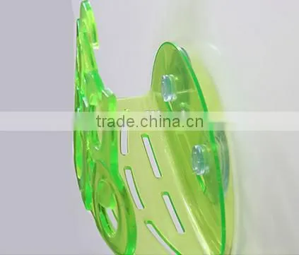 ABS plastic drain sponge holder with strong sucker for kitchen and bathroom