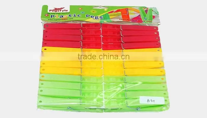 decorated racks of Eco-friendly colorful decorative clothespin
