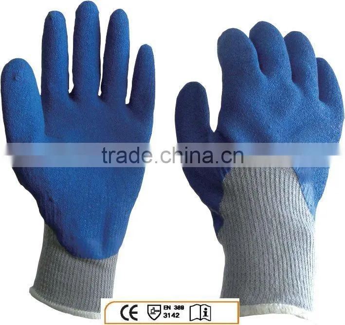 top quality 10 gauge T/C liner latex coated gloves
