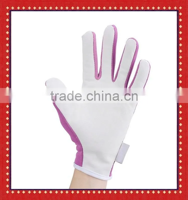 Women Gardening Gloves For Garden And Household Tasks Soft Pink Ladies Leather Gardening Gloves