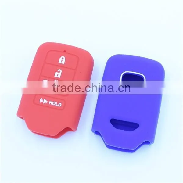 fda silicone rubber car key holder bag for honda 5 buttons in stock