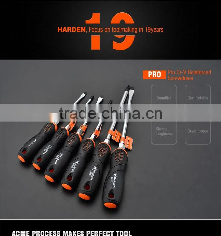 Professional CRV Power Screwdriver With TPR Handle