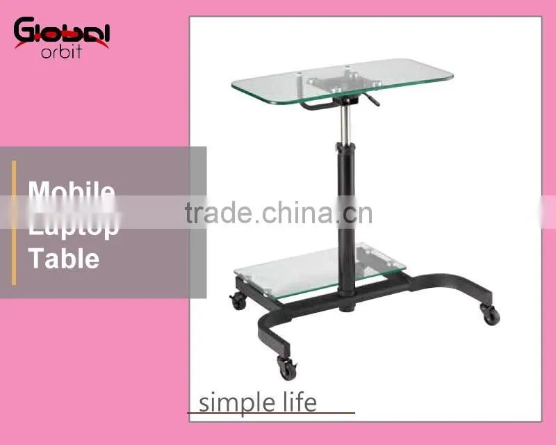 Wooden teacher table, adjustable menu floor holder stand, kitchen book floor stand
