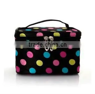 2013 fashion pot cosmetic bag for girls with polyester
