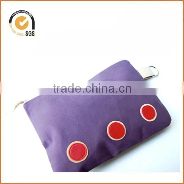 chiqun 78410 new style chiqun factory custom medium canvas zipper pouch
