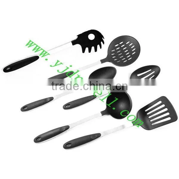 NY-1009 6 Pcs TPR Handle Nylon design kitchen set