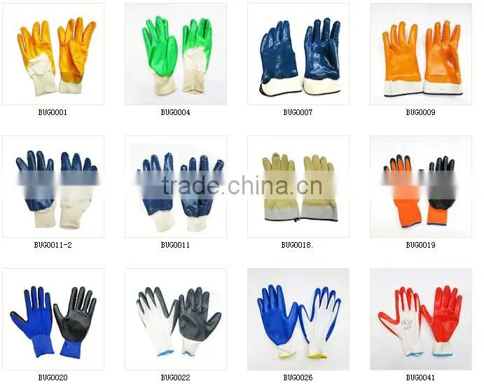 Yellow Nitrile Work Gloves Working Gloves