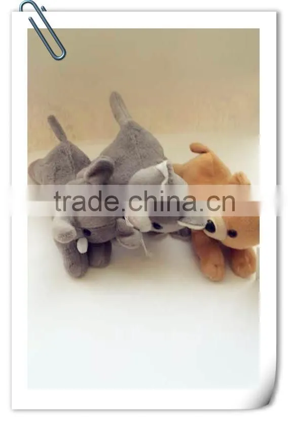 Instruments of six animals/little plush toy/cute animal toy