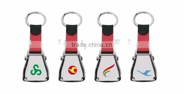 Custom Logo Mini Aircraft Buckle Seatbelt Keychain for China Airlines Corporate Gift & Merchandise