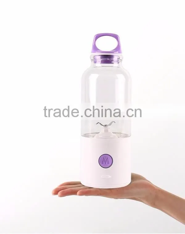 iMaster Electric Portable Detachable USB Rechargeable Juicer Cup Automatic Blender Shaker BPA Free Water Bottle 700ml