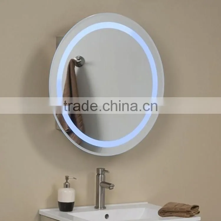 Aluminum Frame CE Hotel Modern Vanity LED Mirror Bathroom Mirror With Light