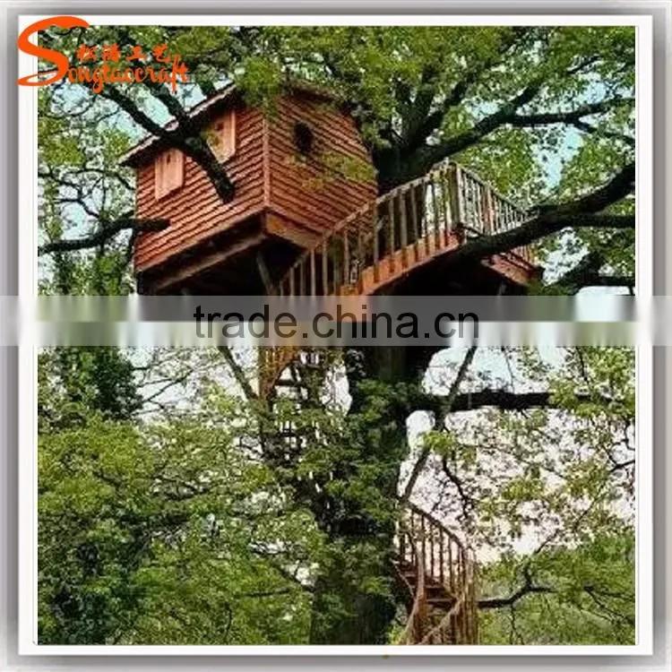 High quality artificial tree house artistic simulation artificial tree house