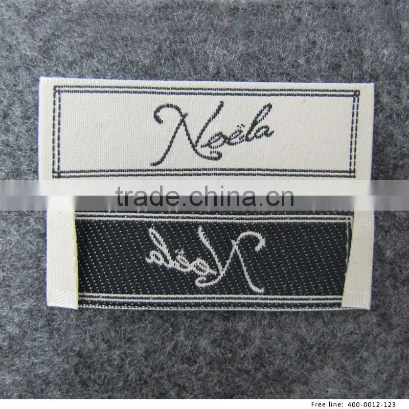 Overlock Custom Garment Woven Label