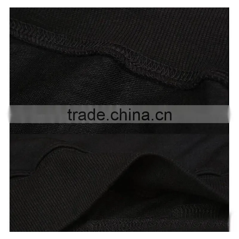 Autumn mens hoodies black pullover casual men's coat o-neck male sweater