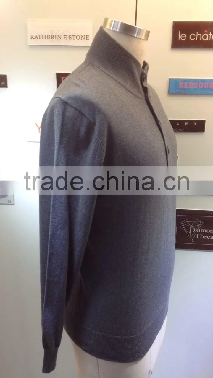 2015 new fashion men's dress in 12GG pullover