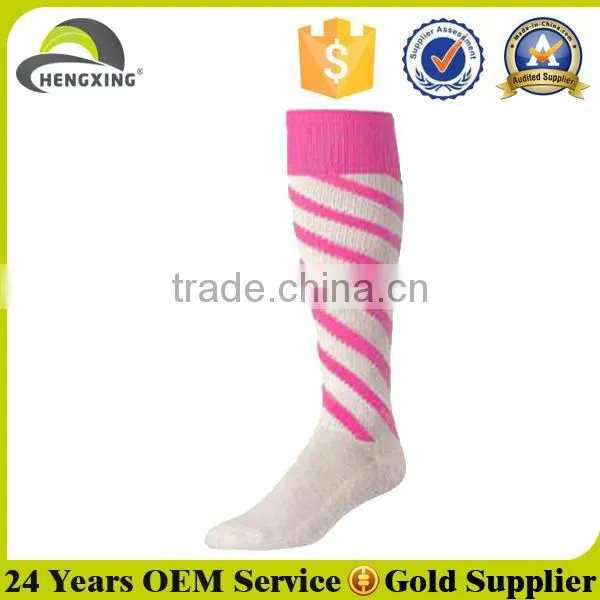 Colorful football sock, striped basketball sock, custom rugby sock