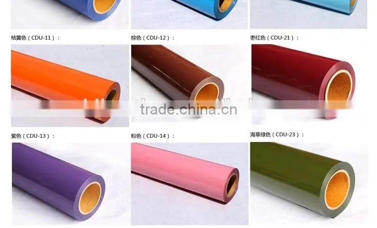 Clothing Application Printable Pu Heat Transfer Vinyl for T-shirts