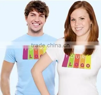 White/gray Color short sleeve o-neck cotton couple bulk wholesale unisex t-shirts