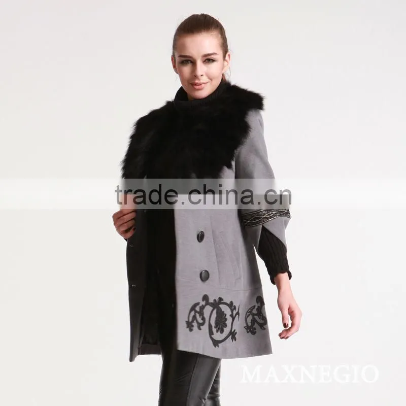women wool coats fur casual italian winter coats