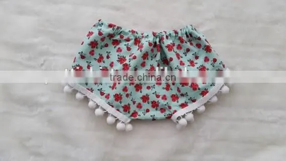 Baby girl bloomers pink ruffled diaper cover wholesale baby clothes