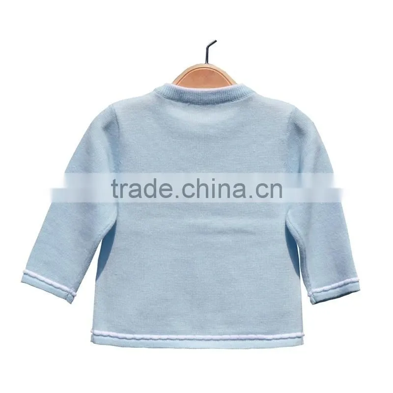 Organic cotton kids clothing wholesale plain kids cardigan fashion boys sweater design