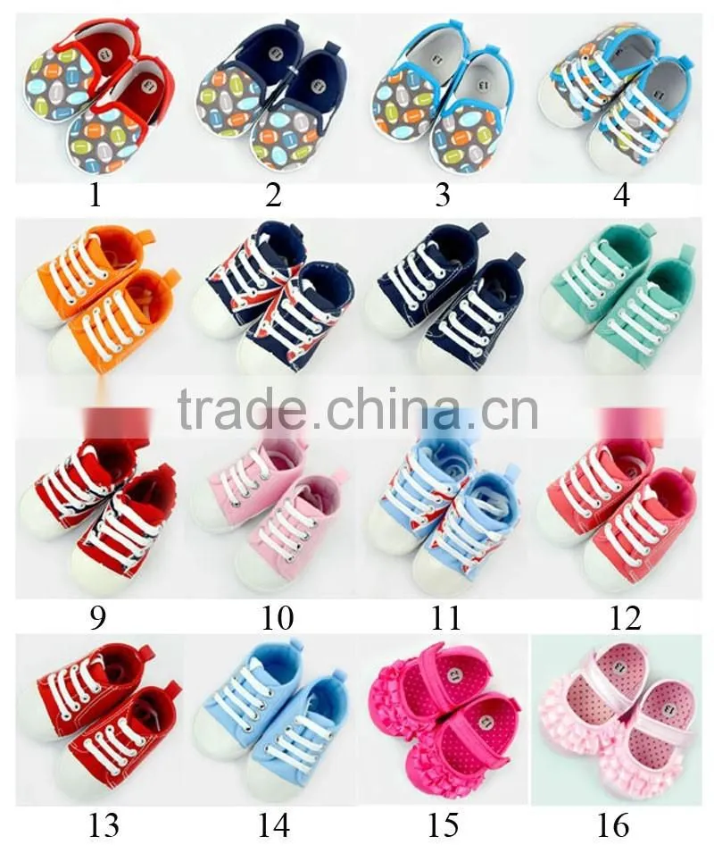 2016 hot sale cute canvas shoes for 0-1 years baby LBS20151222-14