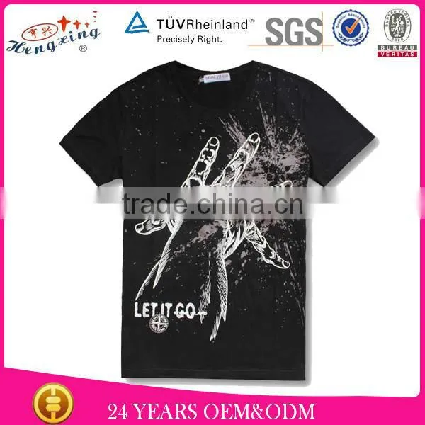 2014 Fashion Design Your Own 100% Cotton Custom Cheap Wholesale Blank T Shirts