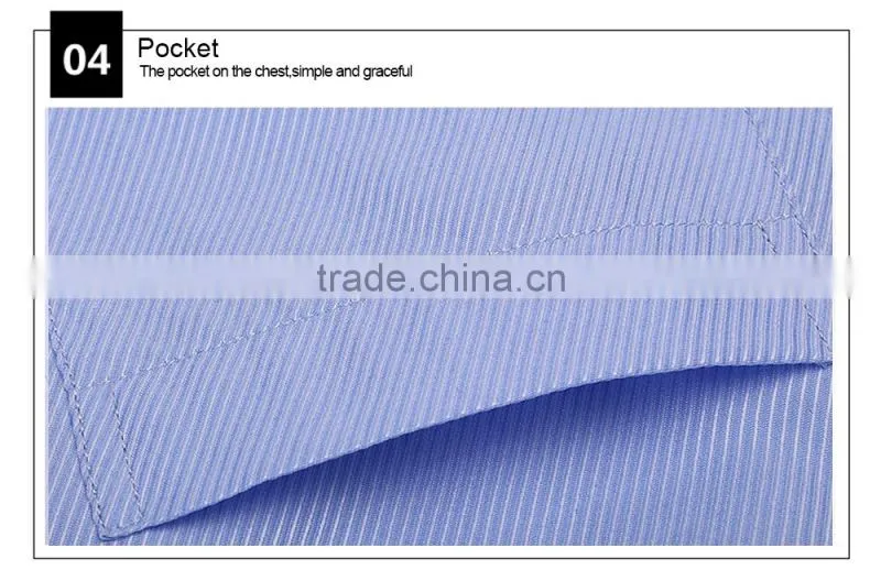 Men's Business slim fit long sleeve shirt of good quality (DSHM104)