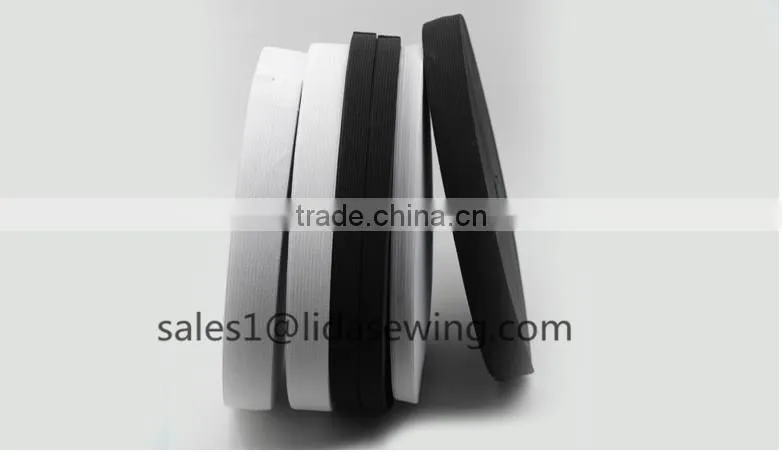 factory price woven braided polyester rubber elastic tape underwear