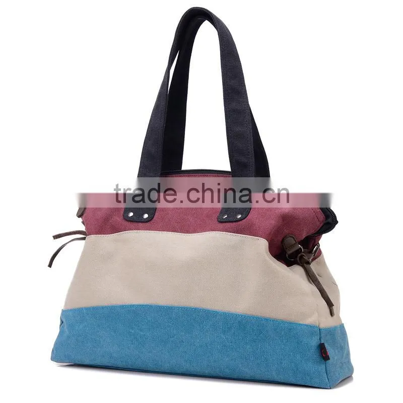 fashion design women shoulder sublimated canvas bag