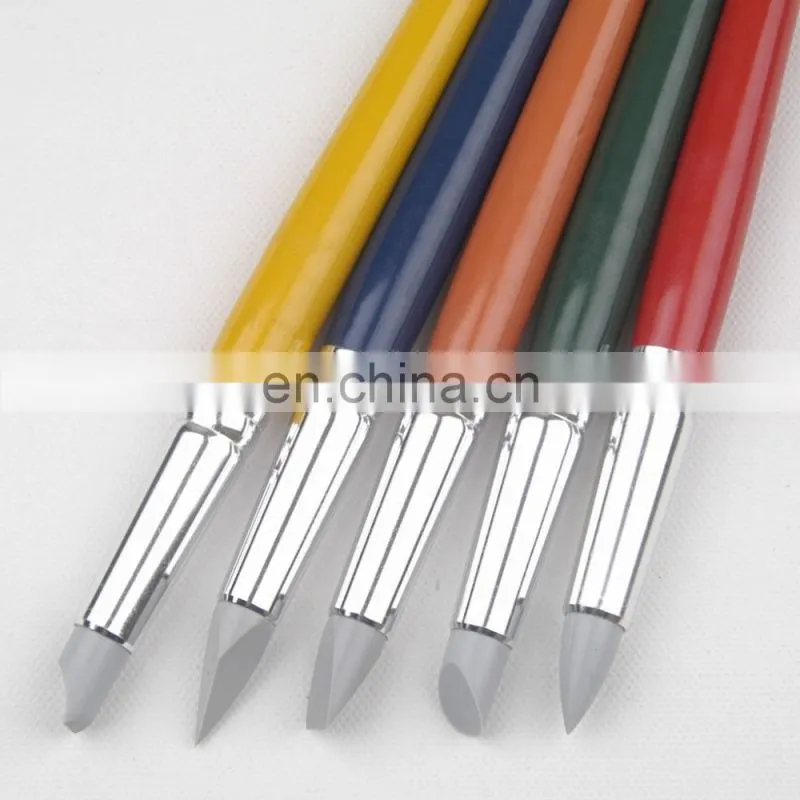 Coloured Handle s 5pcs Assorted Shapes #10 Grey Silicon Colour Shaper Set
