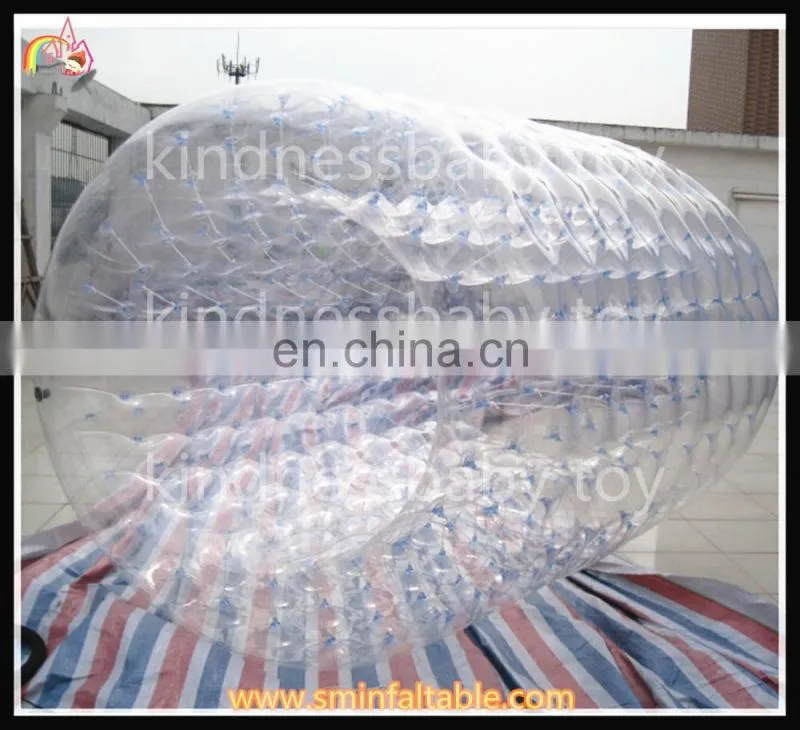 Crazy Game clear inflatable water walking ball,inflatable water rolling ball,walk on water ball