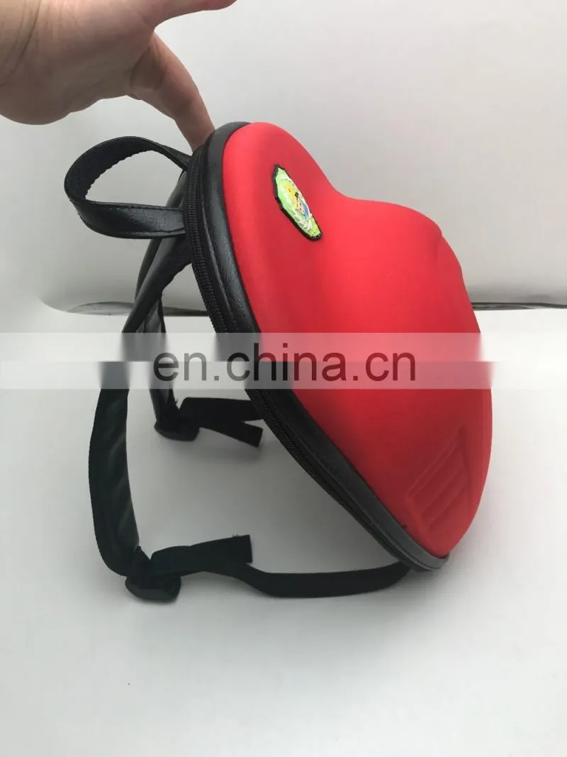 Cheap PU leather waterproof led light backpack with power bank