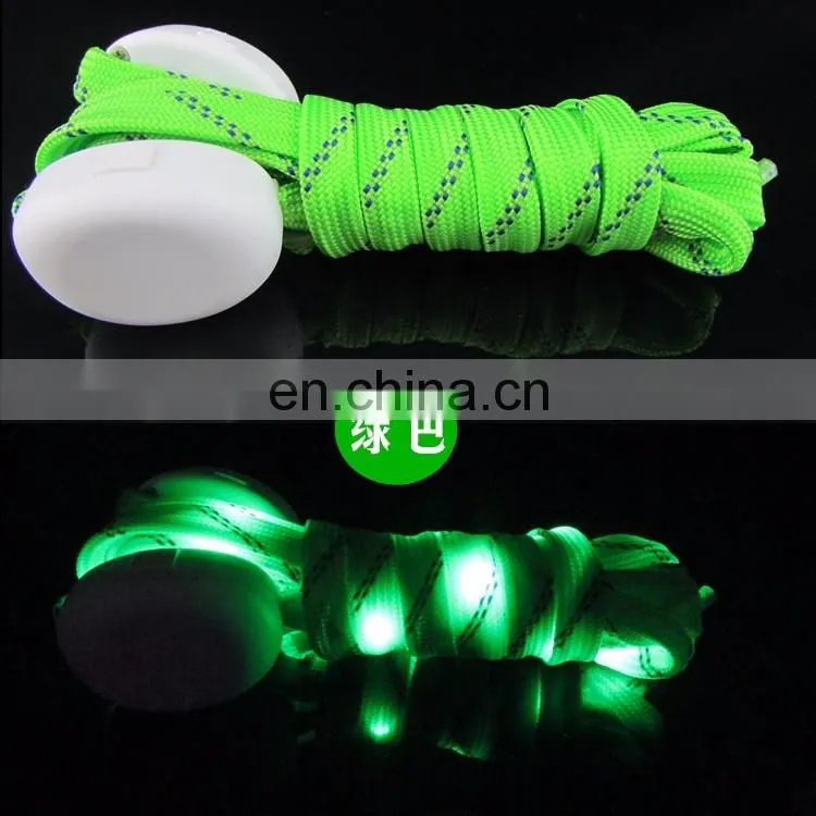 LED lighting nylon shoelace,dancer lighting shoelace