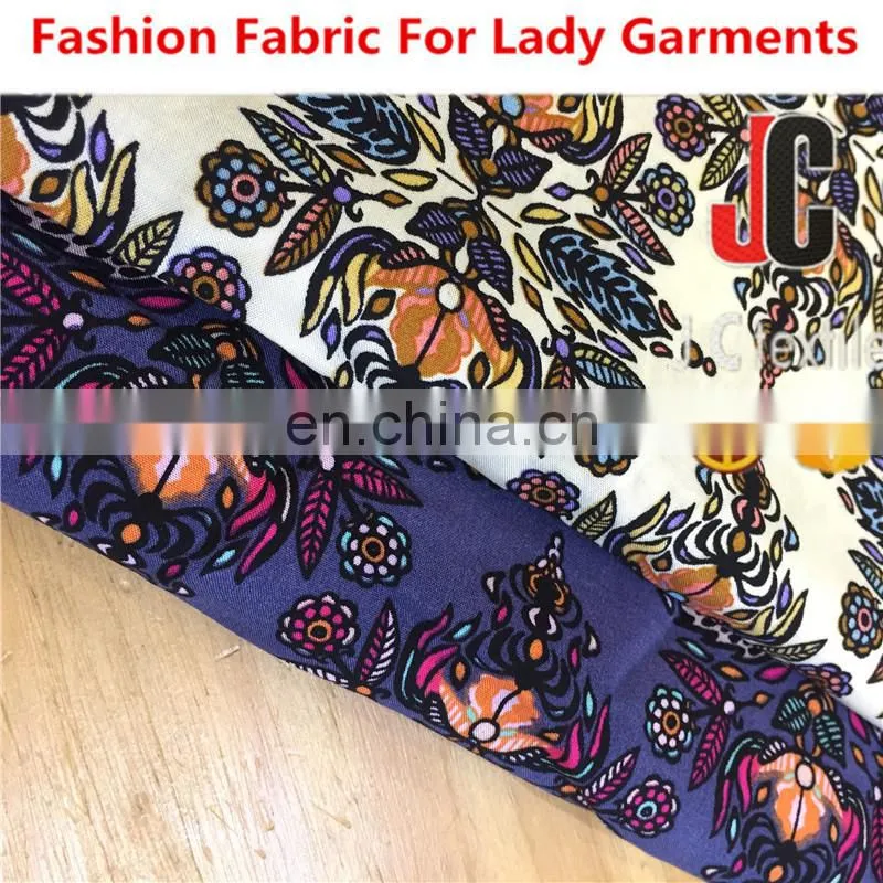 shaoxing textile new fashion 100% print viscose fabric clothing printing