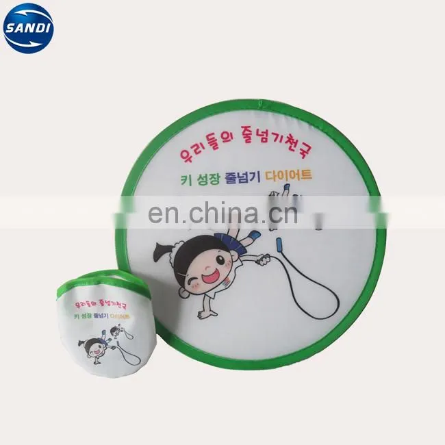 Promotional custom polyester/ nylon foldable frisbee