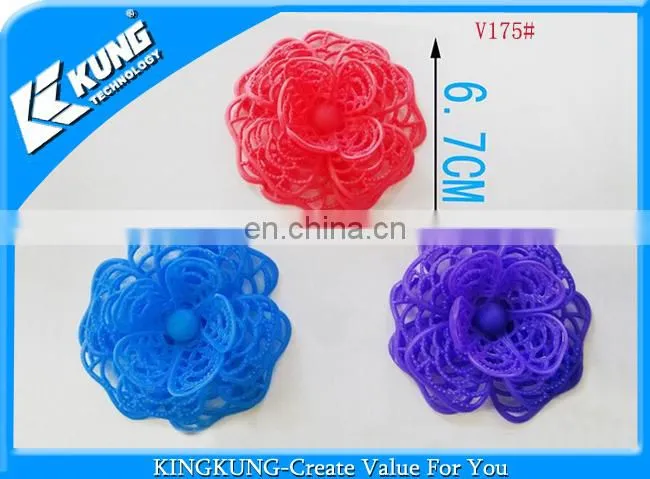 Fancy quality and fashion style decorative design of Ladies pvc shoe flower