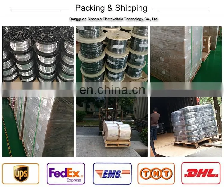 Slocable UV Resistance XLPE Twin Cores 4mm2 Electrical Cable Wire