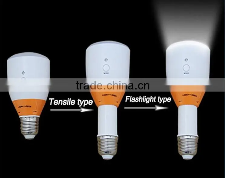 New developed extendable led bulb lighting flashlight