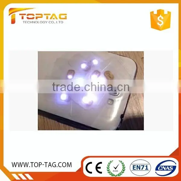 Led light nfc nail art sticker / NFC rfid finger nail tag