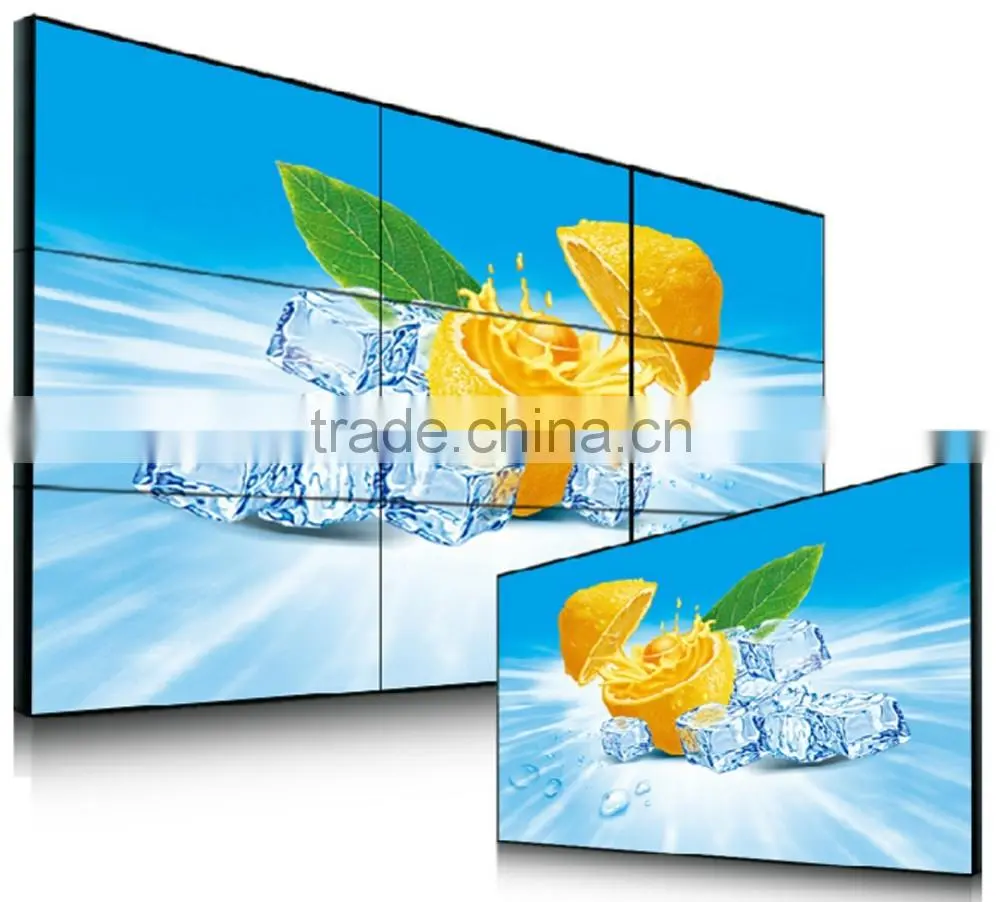 Super narrow bezel 3.9mm Ultra HD 4K 55inch LCD video wall