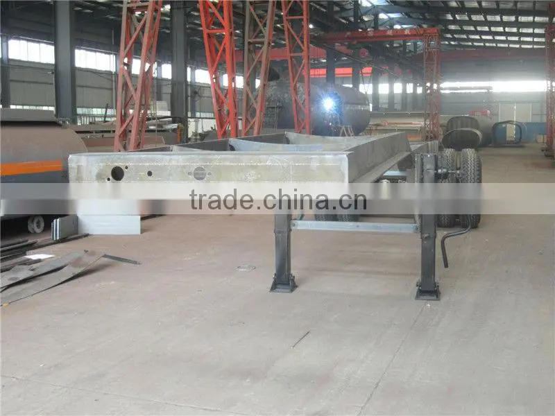 3 axles stainless steel tanker semi trailer