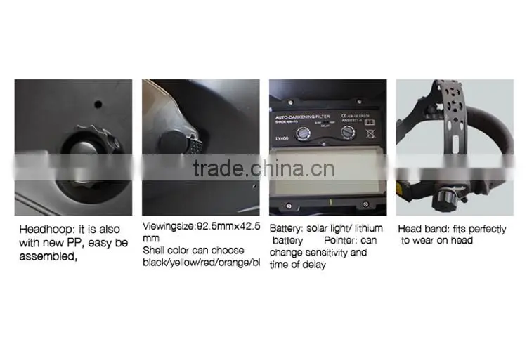 ce auto darkening welding helmet made in china with best quality WM024