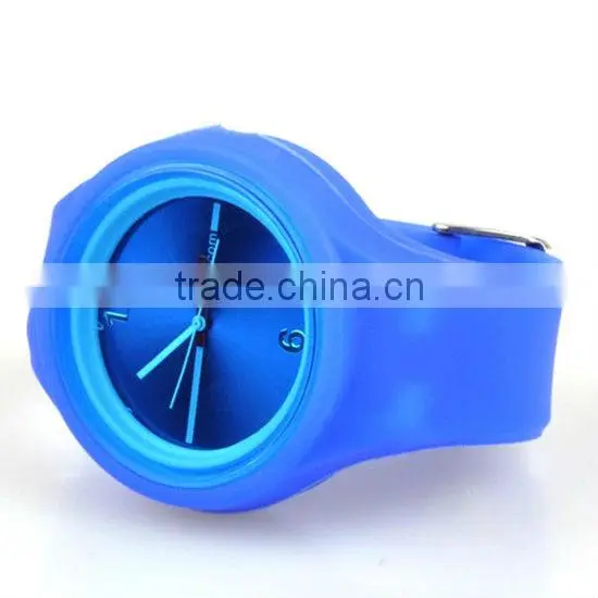 bright color silicone jelly watches colorful jelly silicone watch