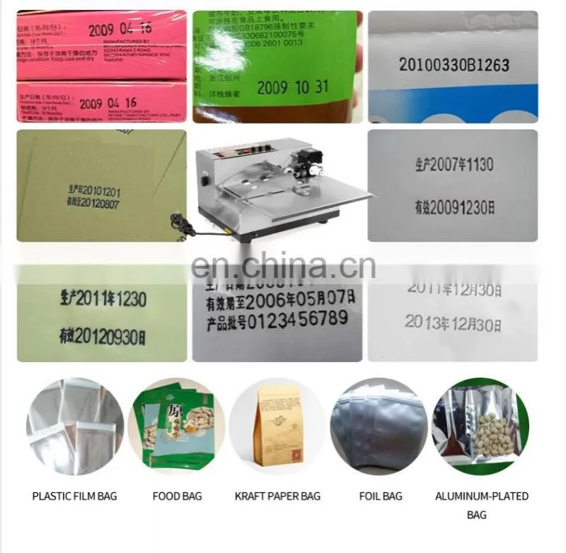 My-380 dry hot solid ink roller solid-ink batch and hot foil production date coding machine