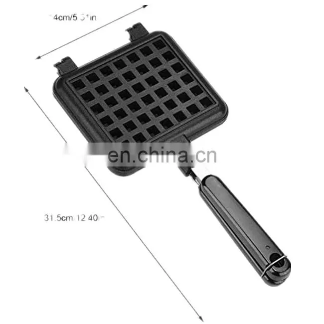 Aluminum Square Waffle Maker Pan