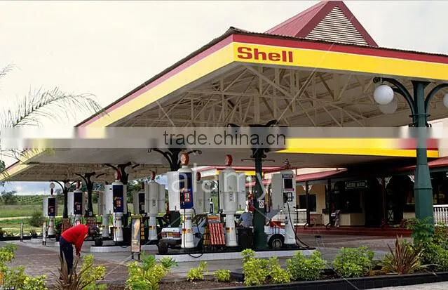 New design galvanized steel fabrication fuel filling station
